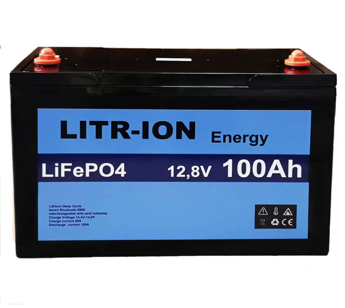 Batería LiFePO4 100Ah 12V con BMS y Bluetooth | STCampervan