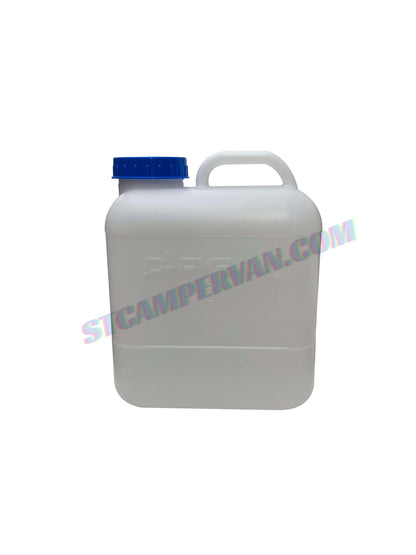 Cuerpo blanco translúcido del bidón 13L para ver nivel