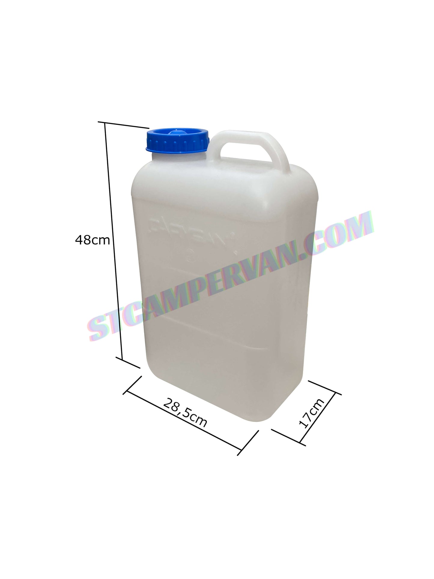 Bidón 19L alimentario con boca 80 mm DIN 96 para camper | STCampervan