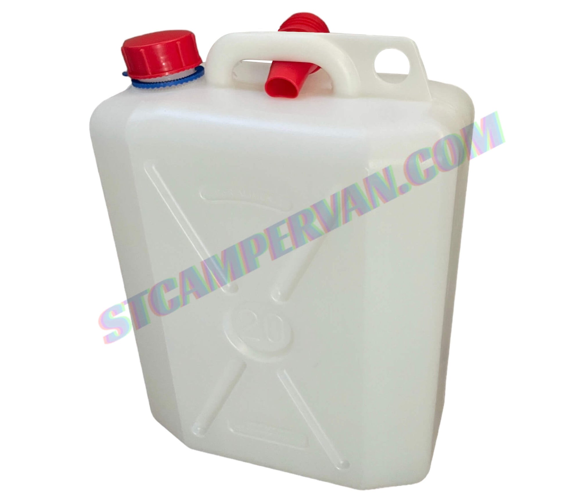 Bidón 20L polietileno alimentario vista frontal