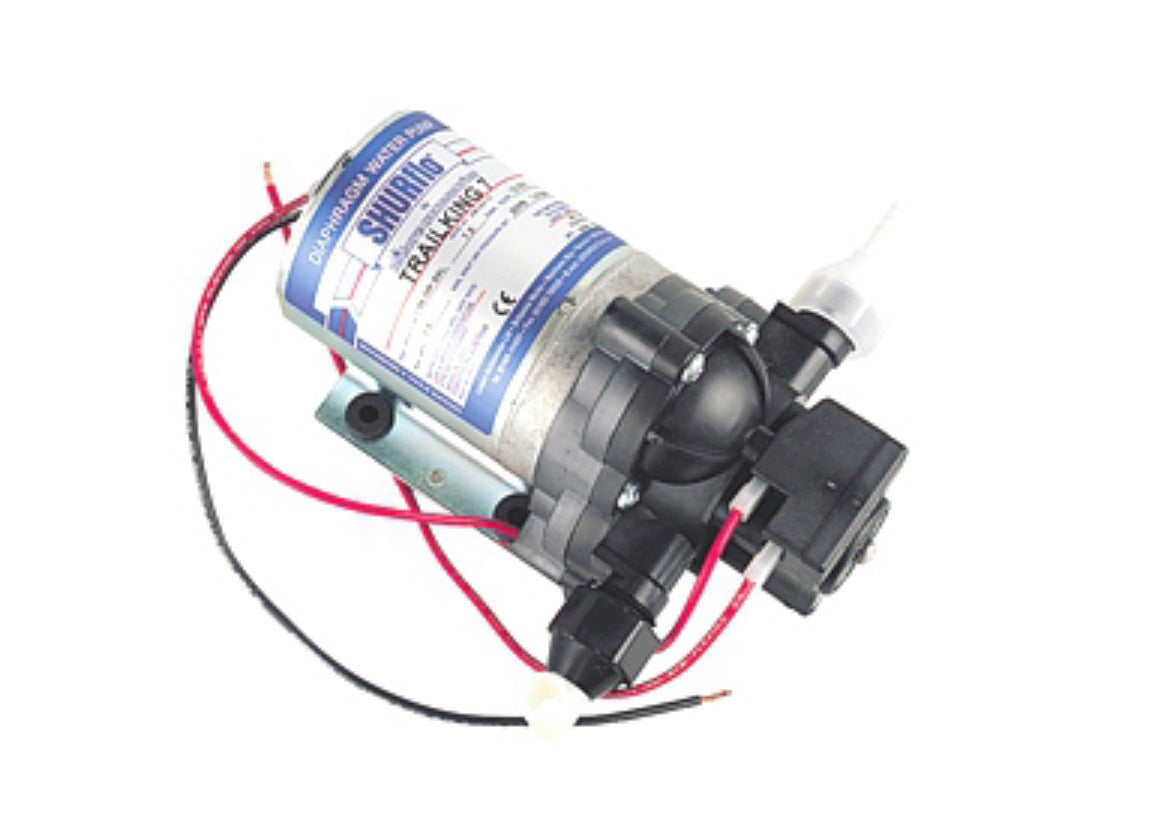 Bomba de presión SHURFLO 12V 7 L/min con presostato para camper.