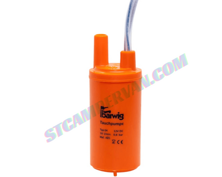 Bomba sumergible BARWIG 12V 10L/min | Camper y caravana