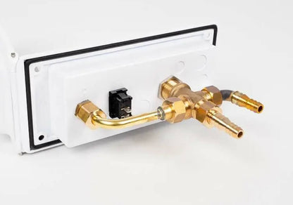 Tapa estanca del cajetín de ducha RK Reich en color blanco.