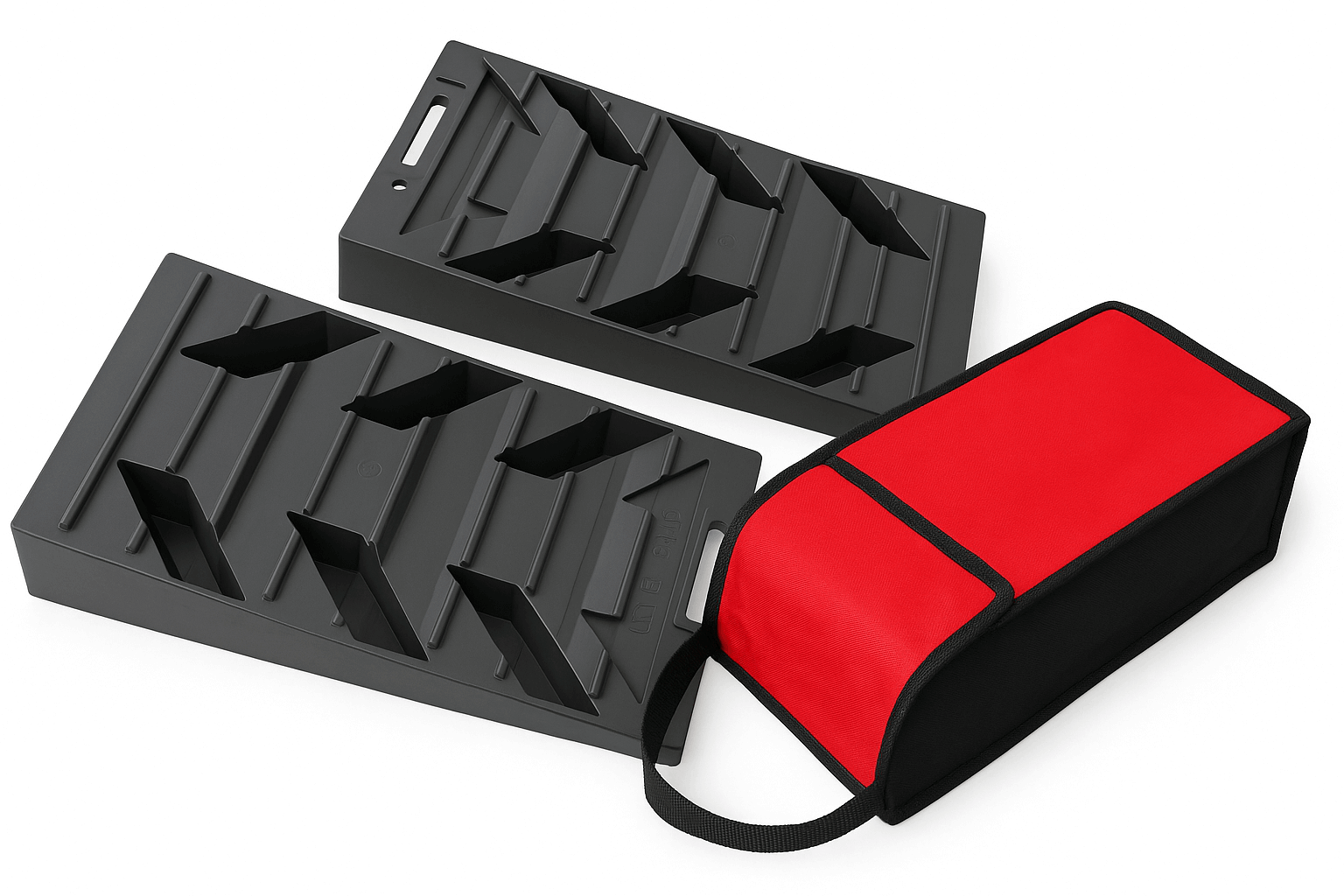Calzos niveladores para furgoneta camper Level Van con bolsa, capacidad 4000 kg