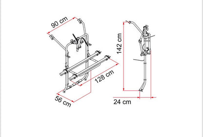 Detalle de anclajes sin taladros en portón VW T5