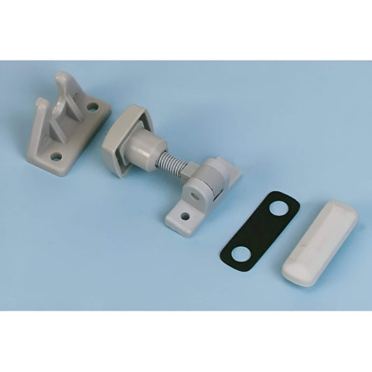 Cierre de ventana gris 30 mm para caravana o camper