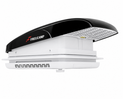 Claraboya Plus Fan Black Tint 40x40 cm con Ventilador, LED y Mando a Distancia para Camper