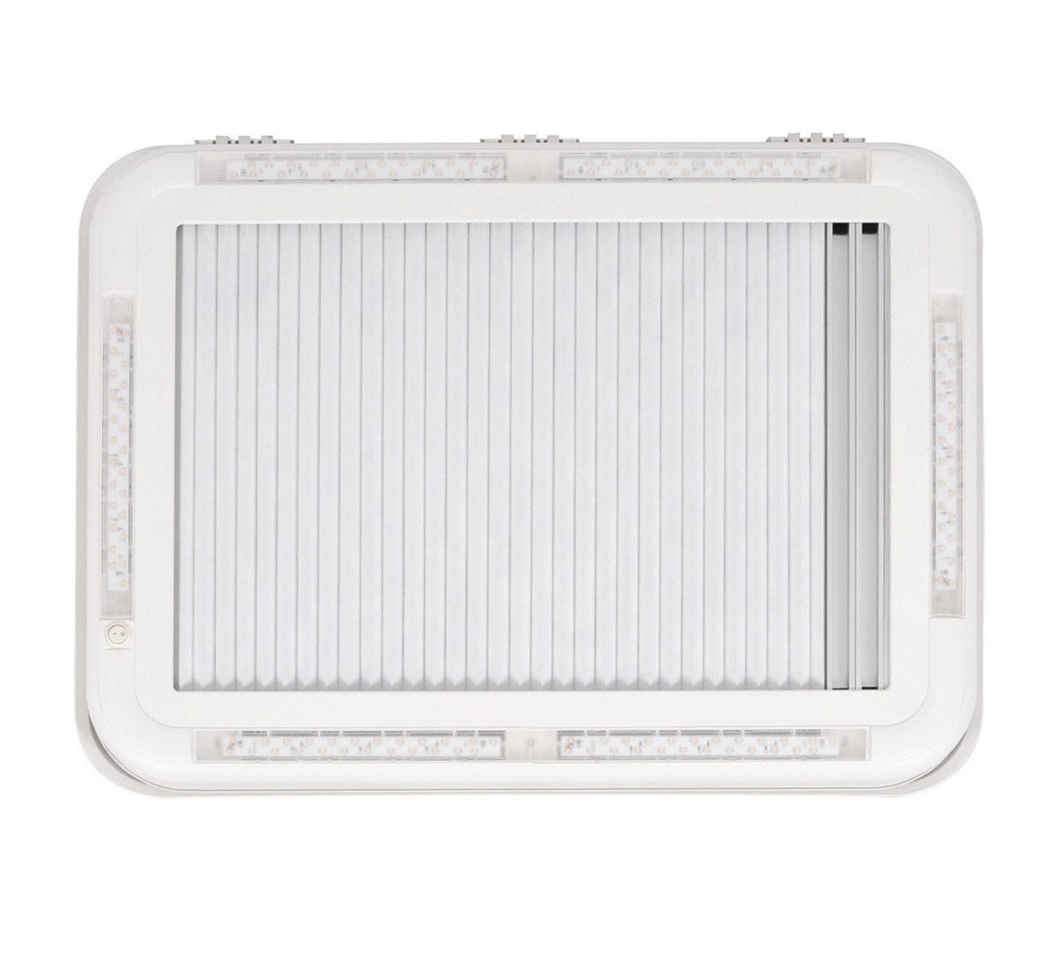 Claraboya Freucamp 700x500 con LED, mosquitera y persiana