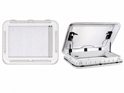 Claraboya camper 700x500 mosquitera y oscurecedor STCampervan