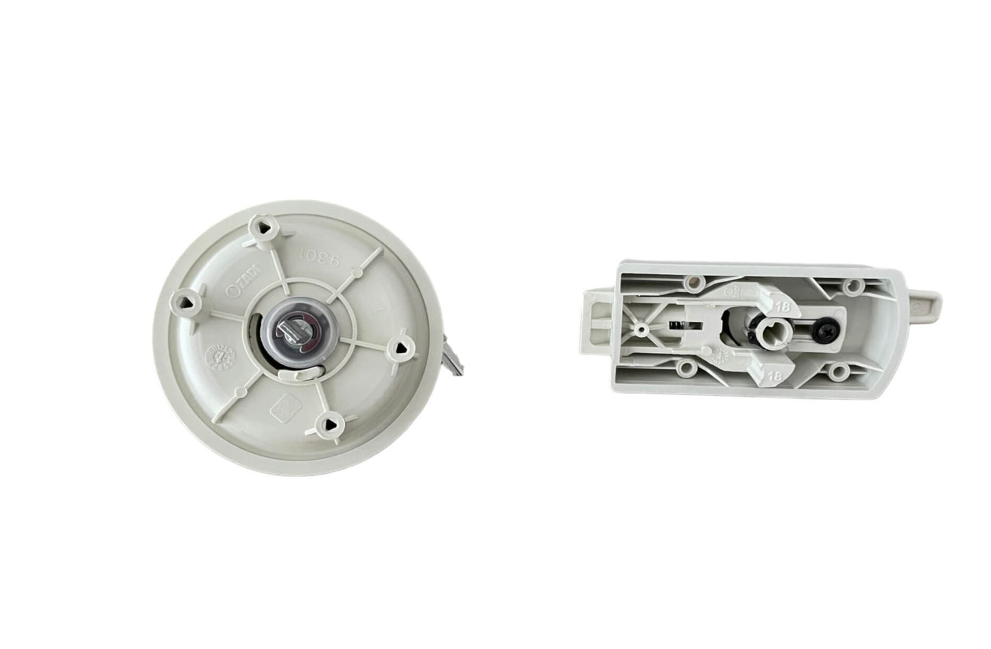 Cerradura Zadi instalada en puerta lateral de caravana