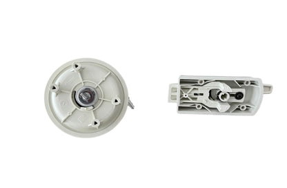 Cerradura Zadi instalada en puerta lateral de caravana