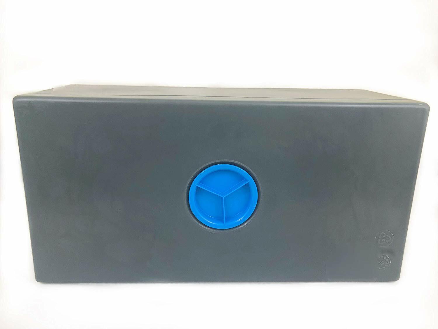 Tanque de agua 90 litros gris oscuro para camper