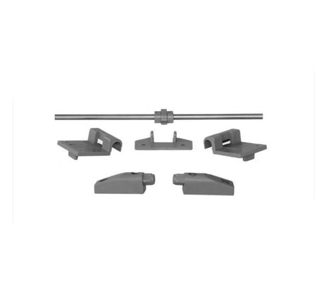 Guía De Mesa Aluminio Negra 1m Plástico Recortable Furgoneta Camper Autocaravana