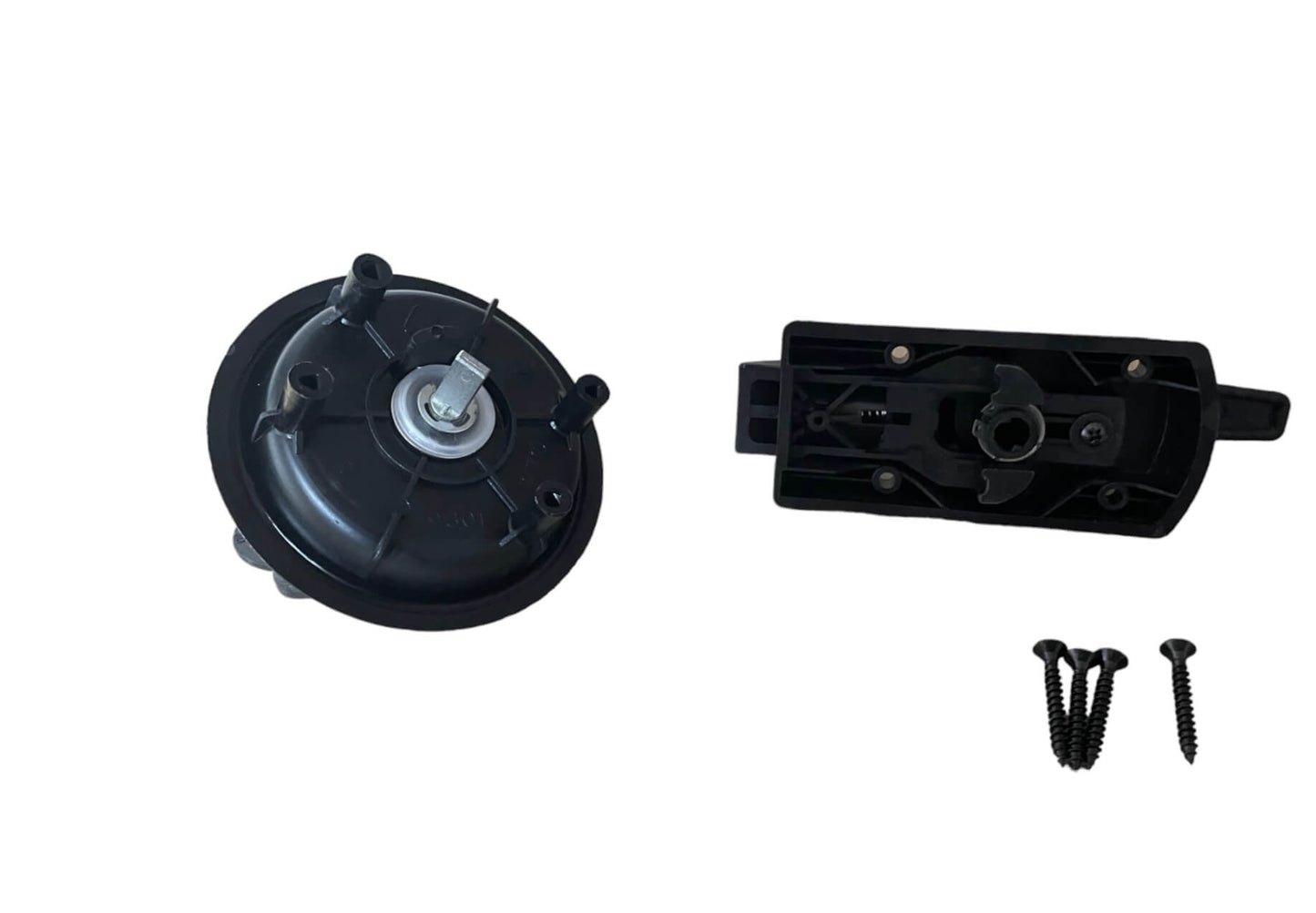 Cerradura Zadi instalada en puerta lateral de caravana