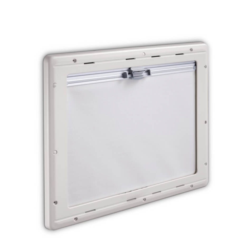 Dometic S4 900×500 abierta mostrando compases y cierre multipunto.