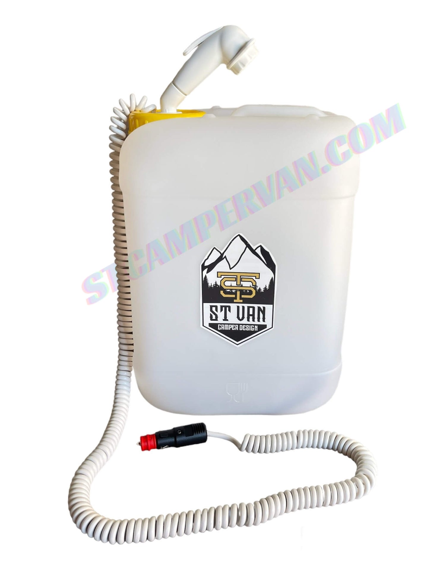 Ducha portátil 12V con bidón de 20 litros para camper