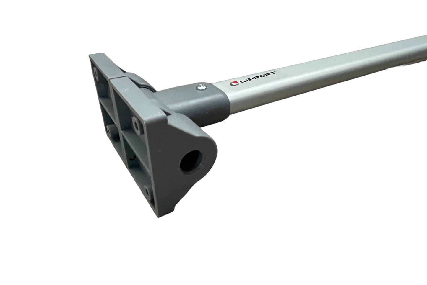 Base de fijación de pata abatible en tablero de madera