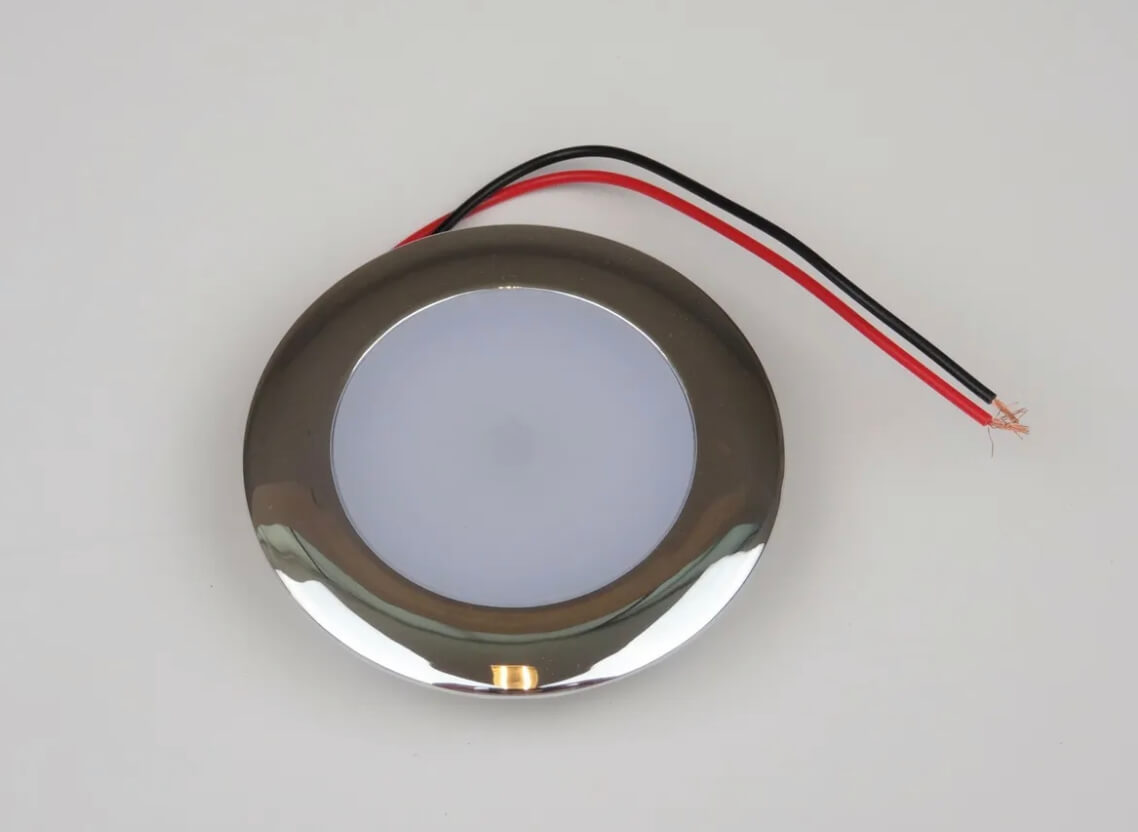 Foco empotrable Technilys NEO-C150 12V 150 lm con embellecedor plata | STCampervan