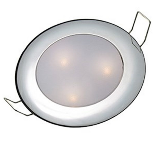 Foco LED empotrable 12 V cromado – 3 LED
