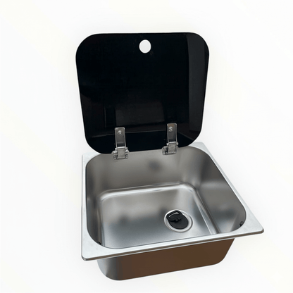 Fregadero 32x35 junto a kit de instalación 12V