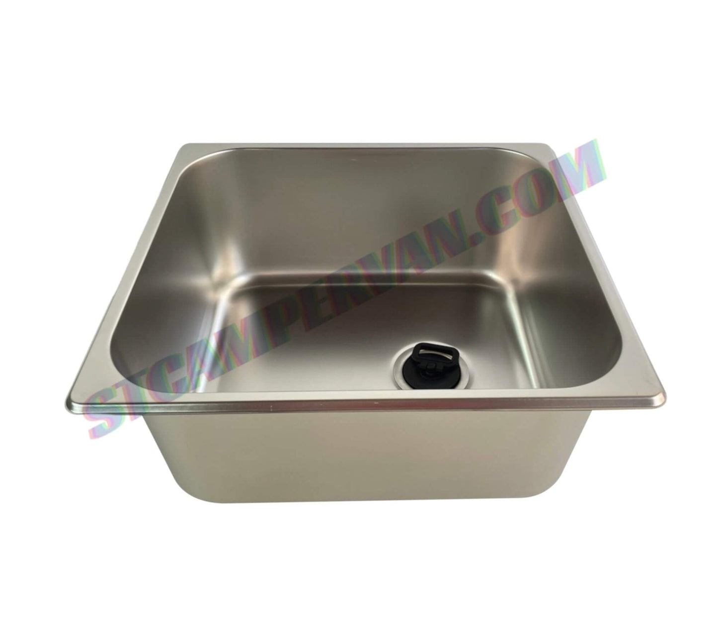 Fregadero pequeño 32x35 en acero inoxidable para camper
