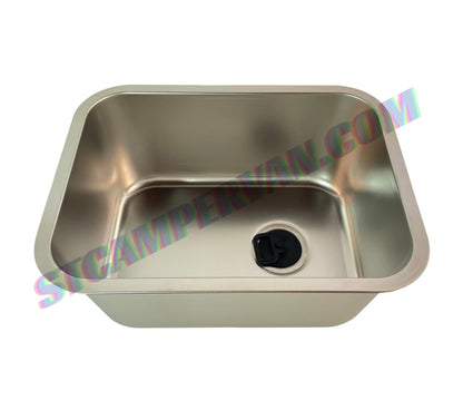 Vista superior del fregadero camper compacto 36x27