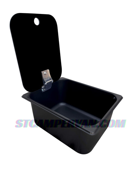 Fregadero para camper o caravana negro