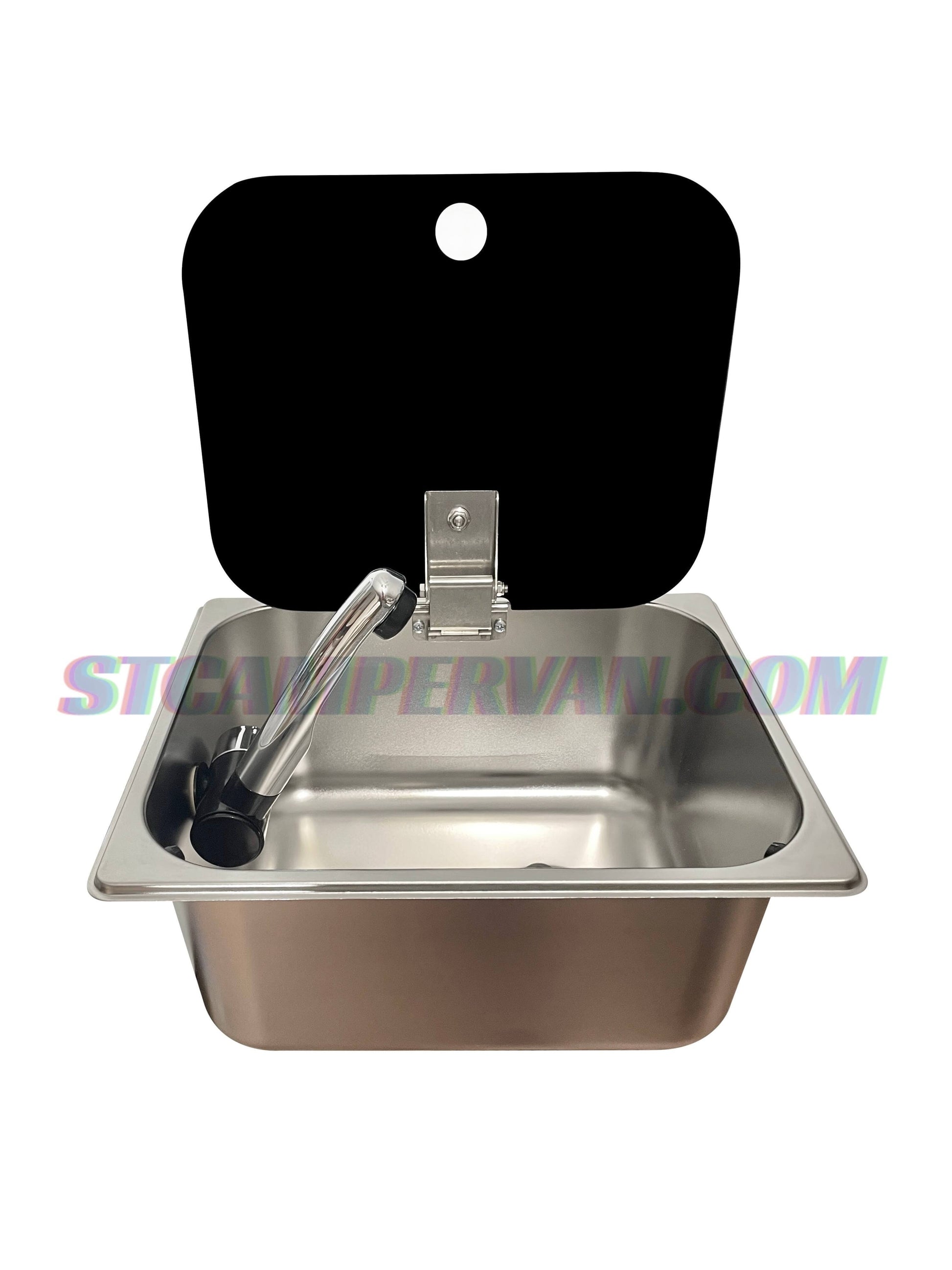 fregadero camper 26x32 con tapa