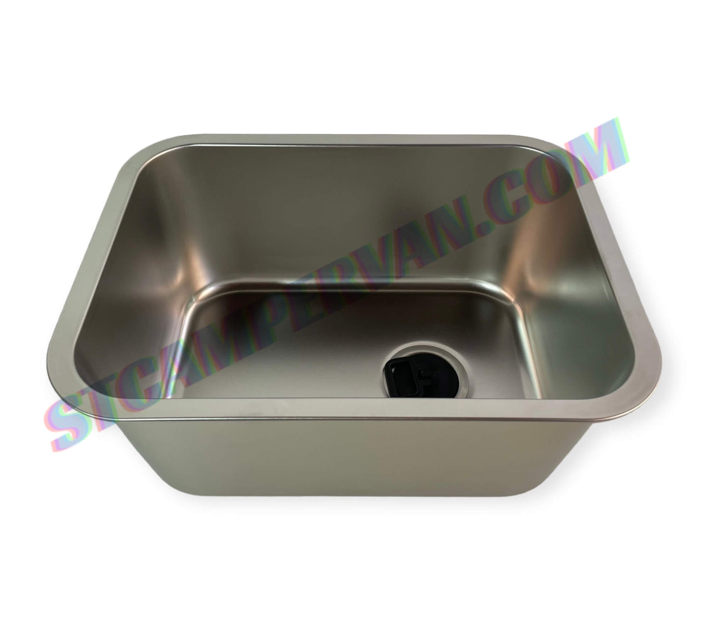 Fregadero camper 36x27 instalado en mueble de cocina