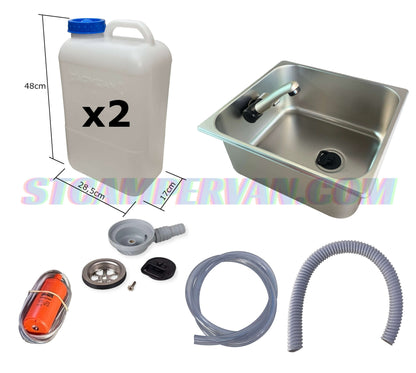 Kit fregadero camper completo sin garrafas