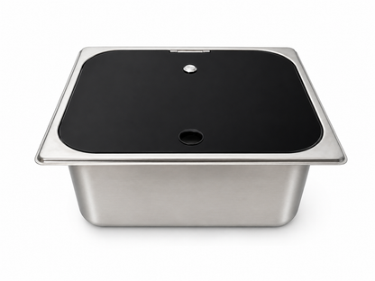 Fregadero camper y caravana 26x32 con tapa
