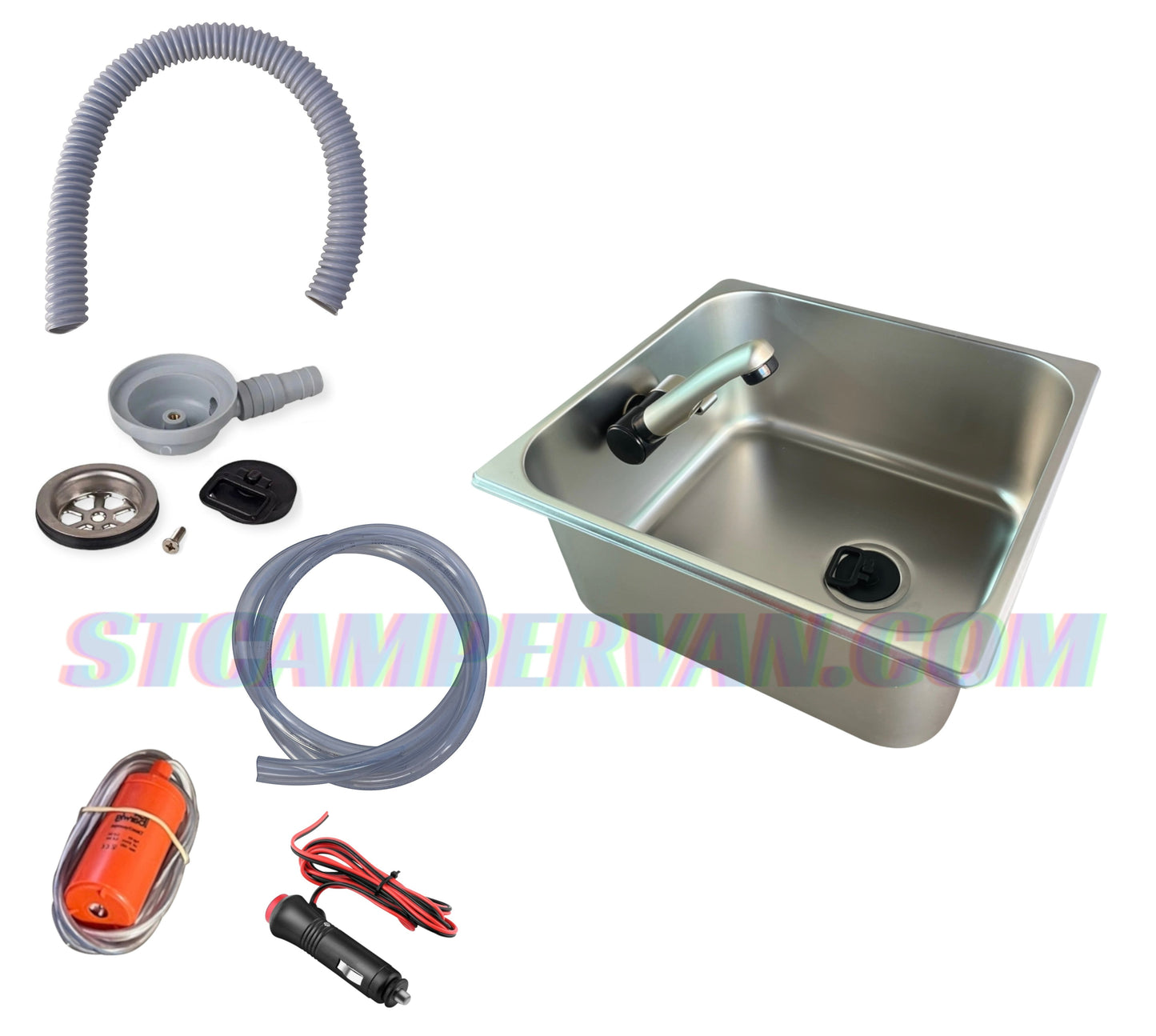 Garrafa de 20 litros lista para instalación en módulo camper