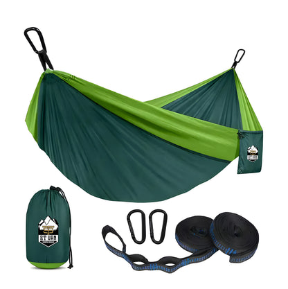 Hamaca nylon ligera camping detalle