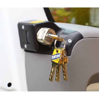 Cierres de seguridad HEOSafe para puertas delanteras de Ducato X250.