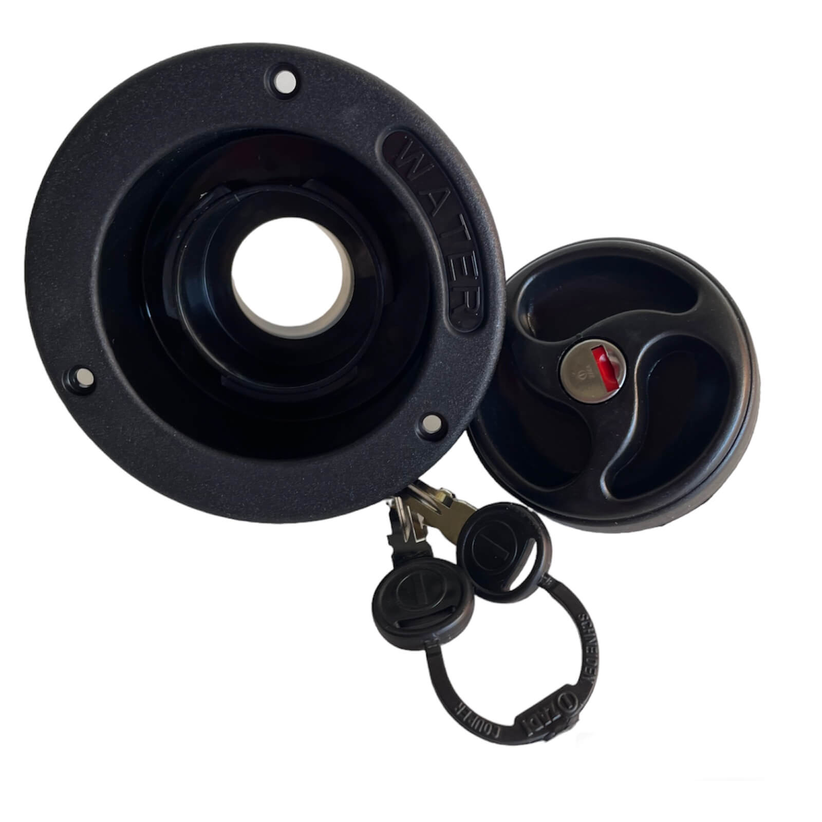 Instalación de boca de llenado Zadi para tubo de 40 mm en furgoneta