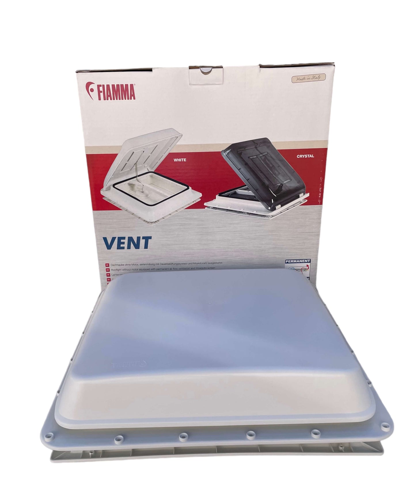 Perfil aerodinámico claraboya Fiamma 40x40 blanca