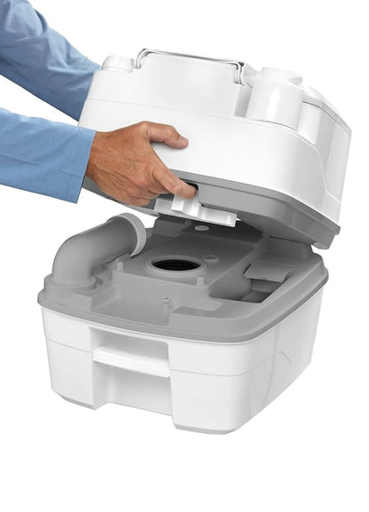 Comparativa de medidas del inodoro portátil Thetford Porta Potti Qube 345