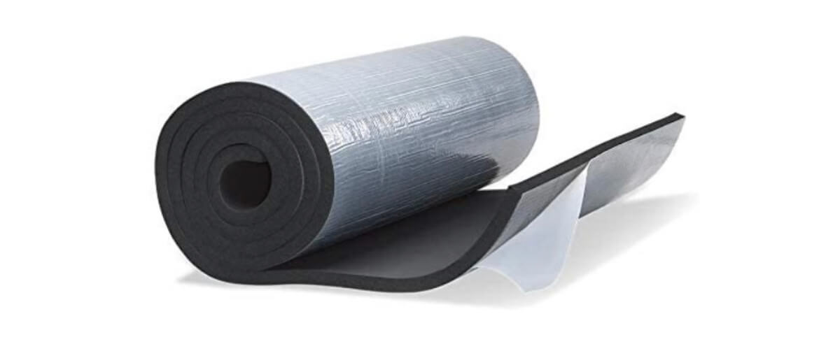 Detalle de espuma elastomérica de célula cerrada 20 mm