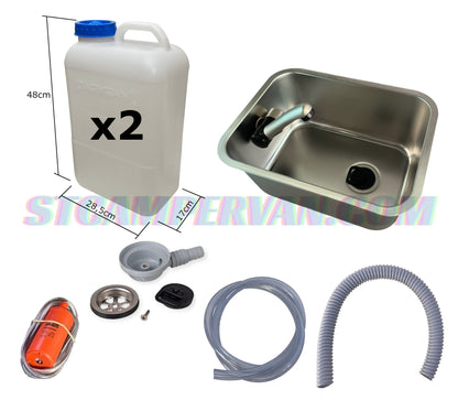 Alimentación eléctrica 12V del sistema de agua camper