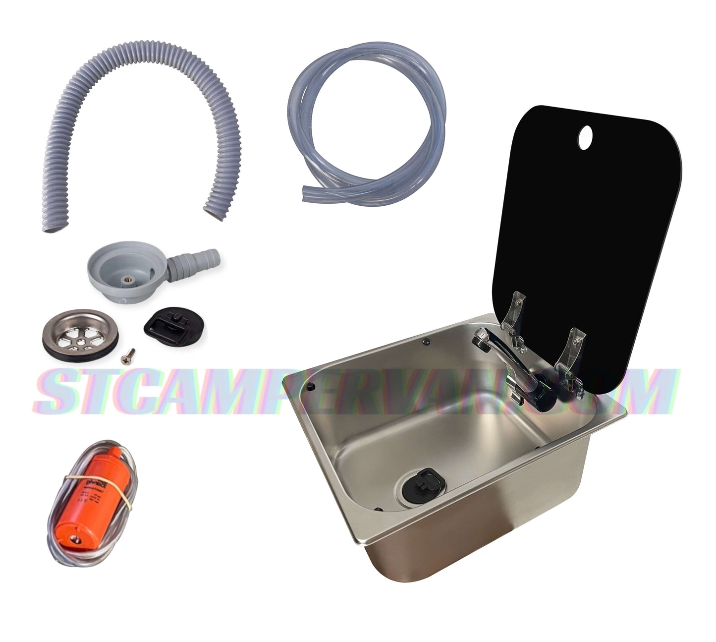 Kit de cocina camper 32x35 completo con garrafas opcionales