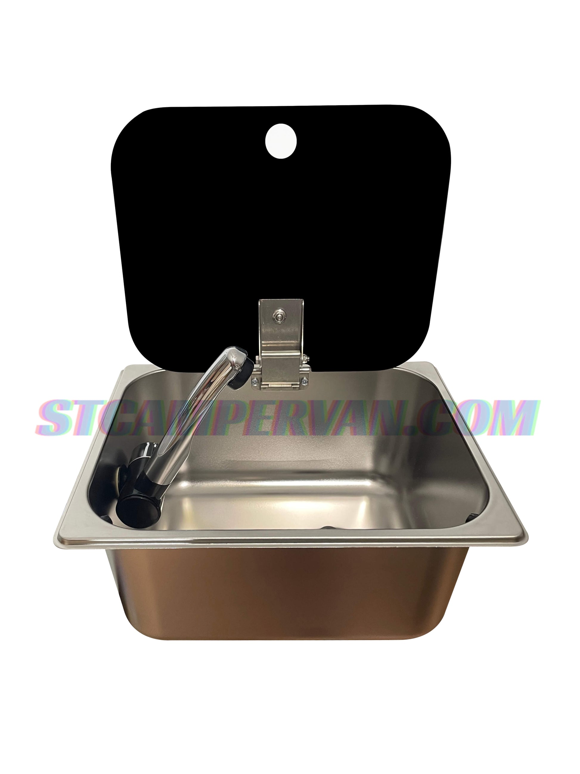 Grifo Comet London 12V incluido en kit fregadero camper