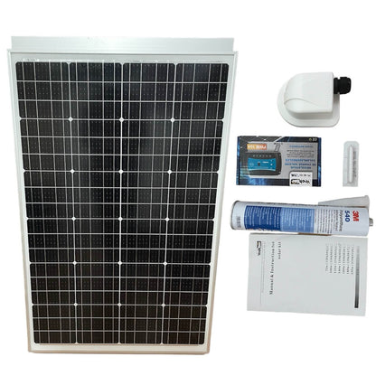 Kit placa solar 140 W Vechline con regulador PWM para camper.