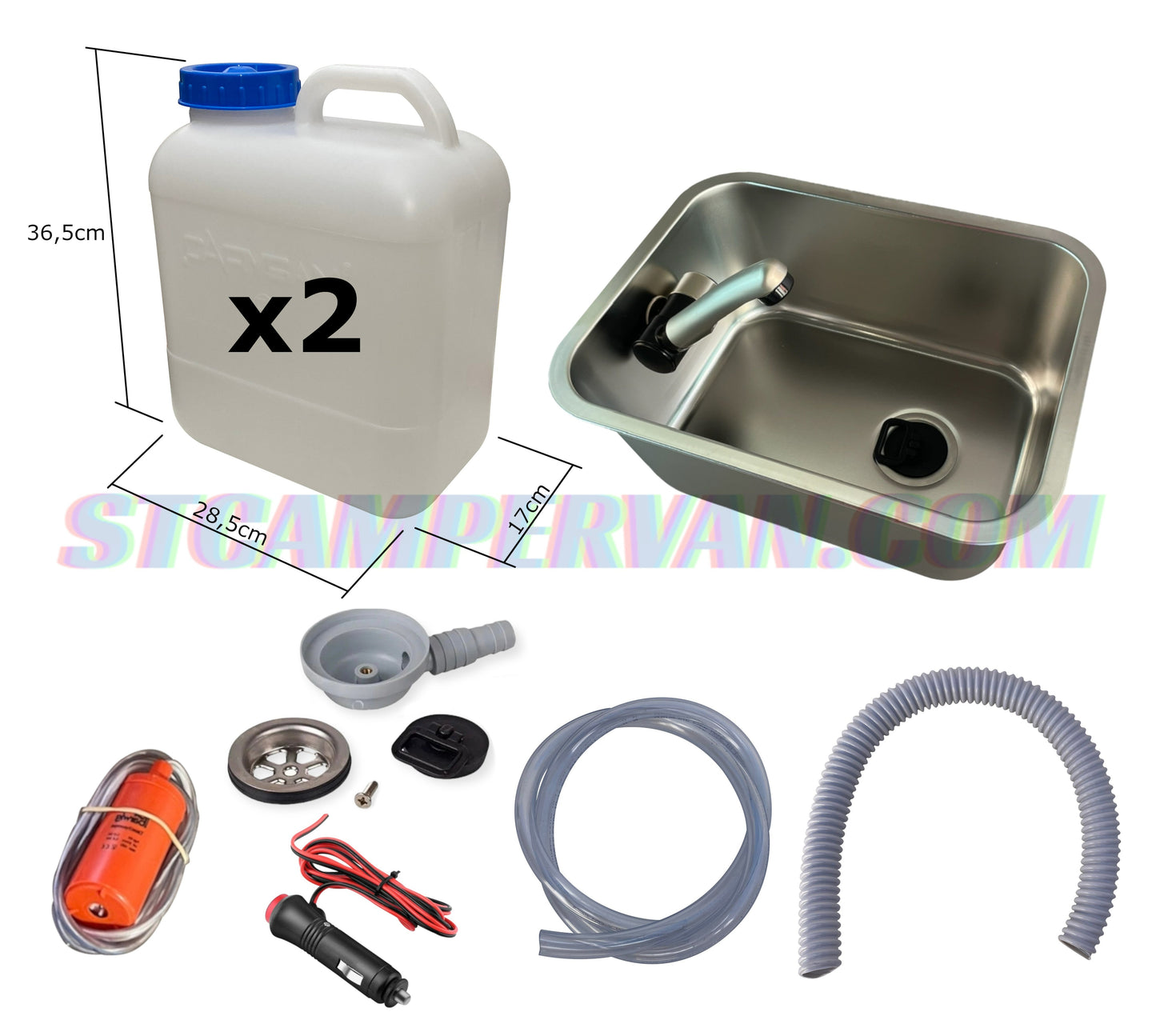 Kit fregadero camper 27x36