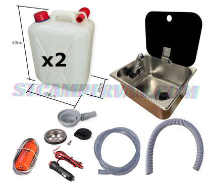 Kit fregadero camper 26x32 con tapa