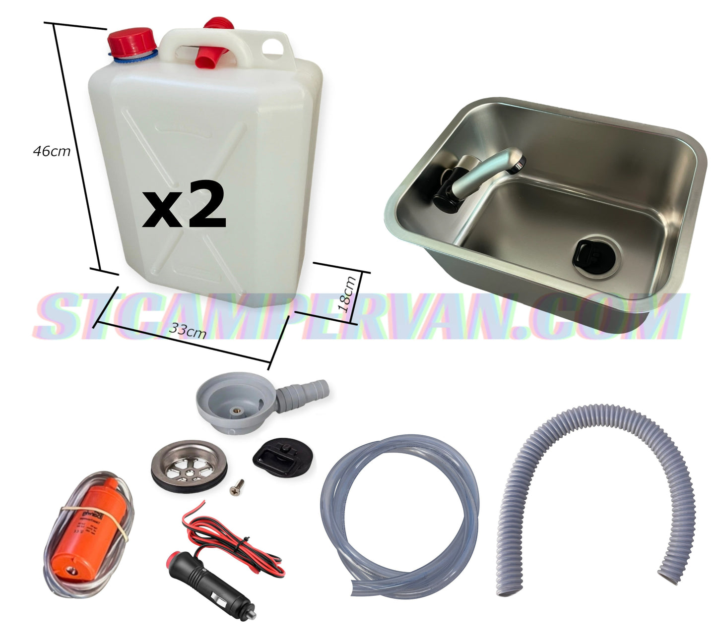 Kit fregadero camper 27x36