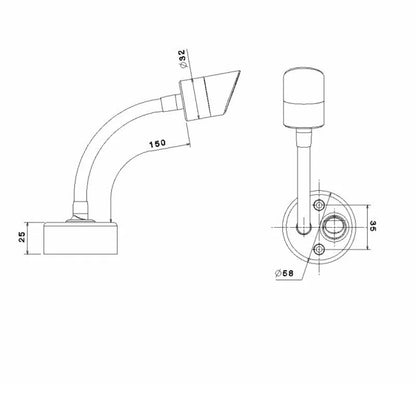 Lámpara LED 12V con interruptor Technilys LIS