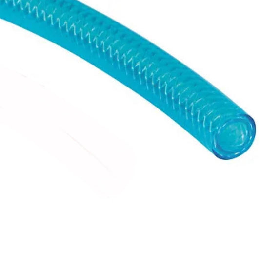 Manguera de agua reforzada azul 10 mm grado alimentario.