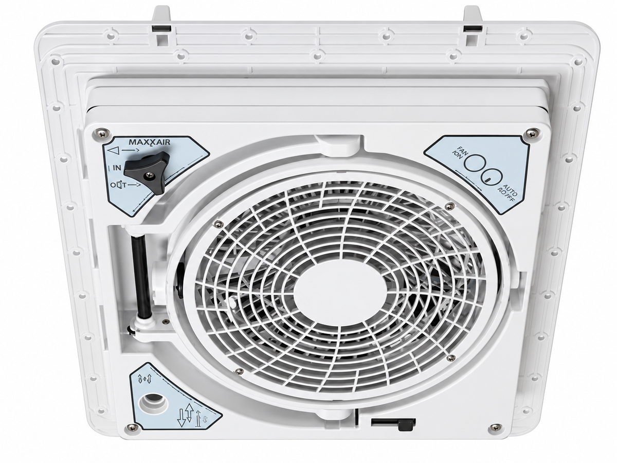 orientable.webp	Cabezal orientable desplegado de la claraboya Maxxair MaxxFan Pivot