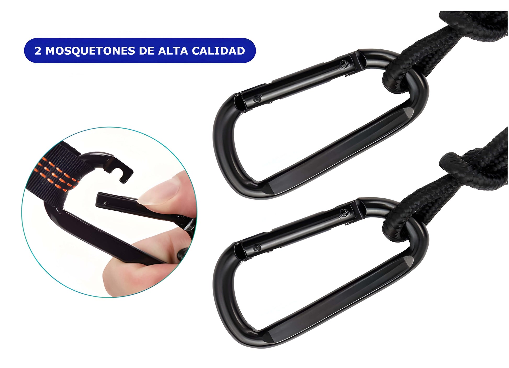 hamaca-210t-uso-camping-playa-camper mosquetones