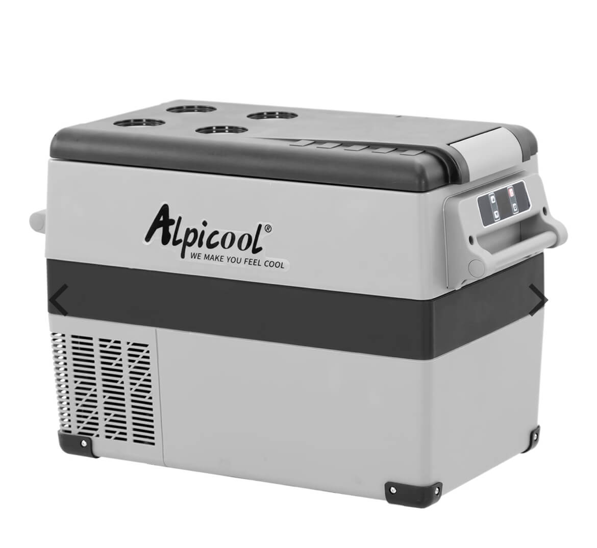 Nevera portátil Alpicool CF45 45 L con compresor 12/24 V para camper